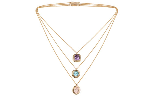 Iris Triple Necklace
